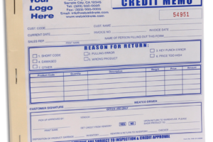 Credit memo generic